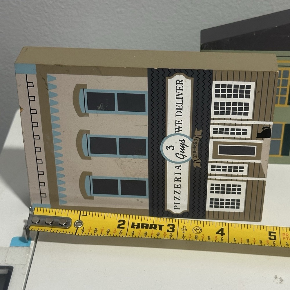 (2x PIECE) 1996 THE CAT'S MEOW SERIES XIV THREE GUYS PIZZERIA & 1992 Grand Haven - Picture 10 of 10